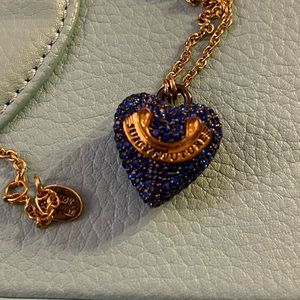 Dark blue juicy couture necklace